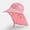 Pink, variant on Toddler Kids Outdoor Sun Hats For Children Wide Brim Sunshade Cap For Ages 4 To 10 For Summer Activities Hand Wash Recommended Trendy One Size