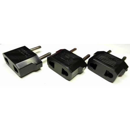 American Us Usa To Eu Euro Europe Power Jack Wall Plug Converter Travel Adapter - 