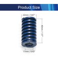 thumbnail image 2 of HUGFEGWE 40mm Load Mould Compression Die Spring Long Spiral Stamping Extra Light Load for Mechanical Equipment 3D Printer Accessories Blue 1PCS CJB91-25097, 2 of 7