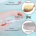 thumbnail image 5 of GIXUSIL Silicone Back Scrubber for Shower, Gray Back Washer Brush Long Handle with Soft Bristles, Bath Body Shower Exfoliator Brush for Men and Women, BPA Free, Non-Slip, 5 of 8