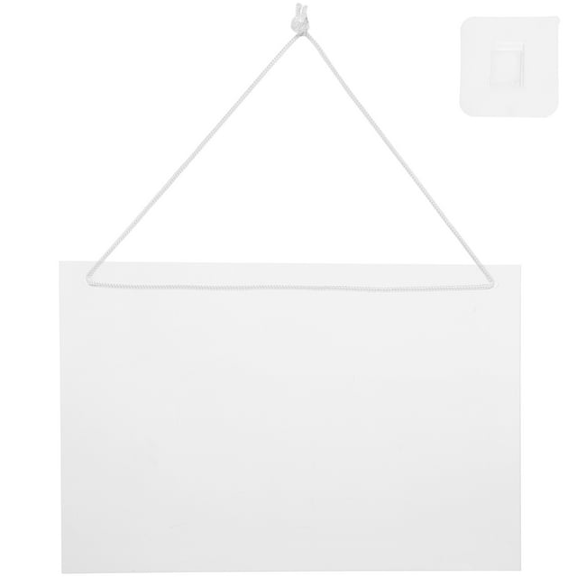 Miangastore Message Sharing Board Acrylic Rectangular Shape 1 Set 11.8x7.9x0.08in