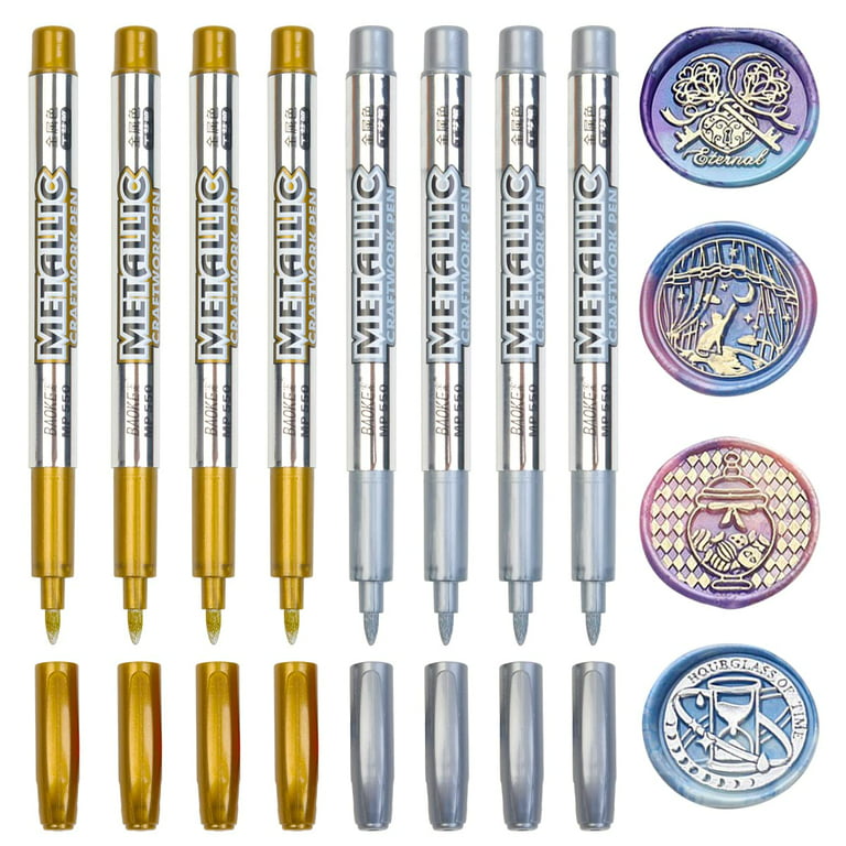 Decoration Wax Seal Metallic Pen Vintage Waxing Color Pens Wax