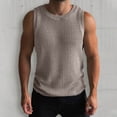thumbnail image 2 of HCNTES Men's Eversoft Cotton Sleeveless T Shirts, Breathable & Moisture Wicking with Odor Control(Grey,XL), 2 of 5
