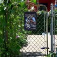 thumbnail image 1 of Cartel Retro De La Muestra De La Puerta Del Garaje Del Café Del Metal De Las Obras De Arte Del Dibujo De La Lata De La Motocicleta De La Belleza Likrtyny Arte Deco, 1 of 9