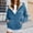 Blue, variant on Unisex Zip Up Hoodie With Print Casual Warm Pullover Jacket For Outdoor Sports Winter Cozy Soft Fabric With Pockets Fall Hoodies Women Women Sweater Zipper Pockets Knitted Tunic