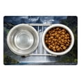 thumbnail image 1 of Waterfall Pet Mat for Food and Water, Waterfall and Grand Cliffs in Northern America Force of Nature Art Print, Non-Slip Rubber Mat for Dogs and Cats, 18" X 12", by Ambesonne, 1 of 2