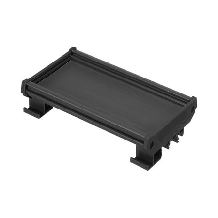 

Uxcell DIN Rail Mount Carrier for 90mm x 72mm PCB Housing Bracket Black