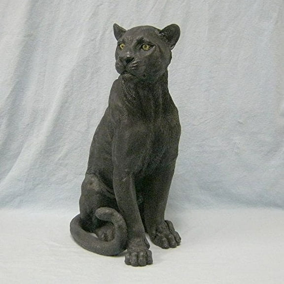 Ebony Black Panther Figurine Statue