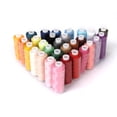 thumbnail image 2 of 30x Suministros de Manualidades de Bricolaje Suministros de Costura 250 Yardas de Hilo de Coser de 30 Colores Hilo de Coser 40s / 2 Sunnimix hilos de coser para acolchar, 2 of 8