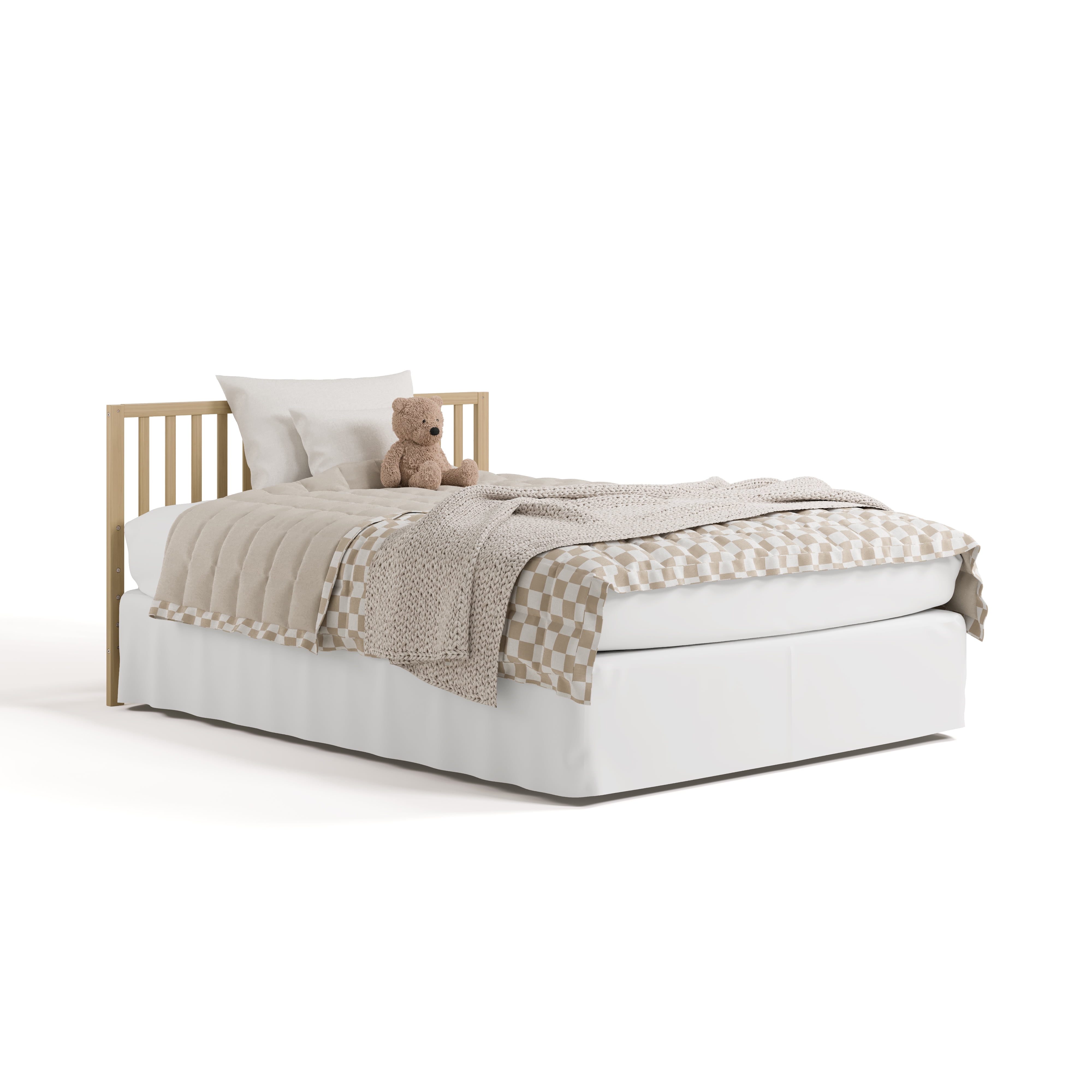 Storkcraft Morningside 5-in-1 Convertible Baby Crib, Driftwood