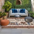 thumbnail image 2 of Farmhouse Outdoor Rug for Patio/Deck/Porch, Non-Slip Large Area Rug 6 x 9 Ft, Brown Country Star Berry Vintage Wood Grain Indoor Outdoor Rugs Washable Area Rugs, Reversible Camping Rug Carpet Runner, 2 of 8