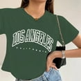thumbnail image 2 of Women's Fashion Crop Top Short Sleeve Printed Casual Summer Tee Comfortable Stylish Fit Breathable Soft Fabric, 2 of 2
