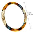 thumbnail image 4 of Unicorn Sunflower 14.5 Inch Printing PVC Leather Auto Accessories Car Wheel Covers Steering Wheel Covers Car Wheel Cover, 4 of 6