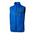 thumbnail image 2 of Men's-Cutter & Buck  Royal San Jose Earthquakes Big & Tall Rainier PrimaLoft Eco Insulated Full-Zip Puffer Vest, 2 of 3