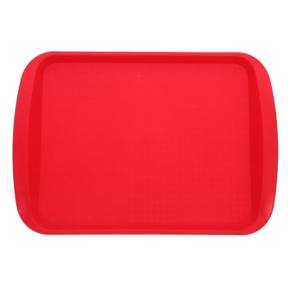 SOPOTUTU Fruit Tray Serving Tray Plastic Red 1Pcs For Snack Bar And Restaurant Use