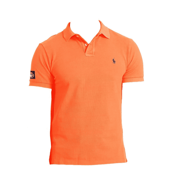 Men's Polo Ralph Lauren US Open Custom-Fit Cotton Polo Orange, Size S