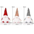 thumbnail image 3 of PinkChristmas Elf Prankster Plush GNOME, Lighted Christmas Elves, Handmade Swedish Ornaments, Scandinavian Table Decoration, Indoor Christmas Decorati, 3 of 5