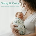 thumbnail image 3 of HECCEI Baby Muslin  Swaddle Blankets 47" x 47",Bamboo Cotton Unisex Newborn Essentials, Soft Check, 3 of 7