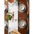 thumbnail image 2 of Red Truck Christmas Burlap-Cotton Table Runner 108 Inches Long,Xmas Tree Snowflake Farmhouse Table Runners,Outdoor Dining Tablecloths Decor for Baby Shower Party Wedding 13x108, 2 of 9