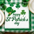 thumbnail image 2 of Deeceymbur St Patricks Day 50 Piece Disposable Party Set Paper Plates Cups Napkins Tablecloth Spring Event Supplies, 2 of 6