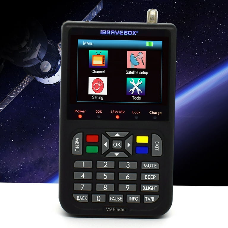 V9 Finder Digital Satellite Finder LCD Satellite Finder Digital Satellite  Signal Finder Meter Sat 