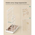thumbnail image 3 of SONGMICS Exhibidor de Joyeria con Marco de Metal y Bandeja Forrada de Terciopelo Dorado, 3 of 5