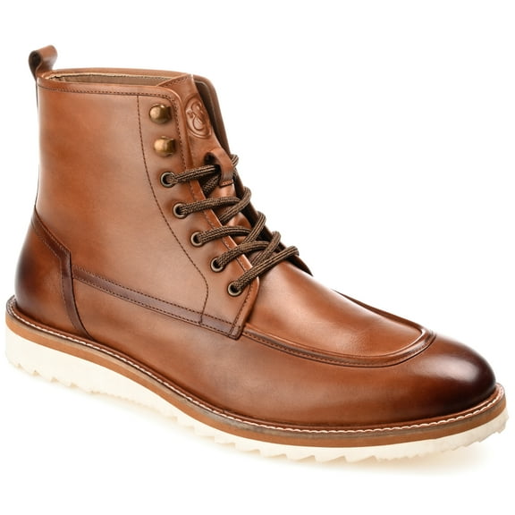 Thomas & Vine Mens Mitchell Lace-up Moc Toe Ankle Boot