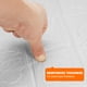 thumbnail image 4 of Uxcell 20 piezas de paneles de pared 3D autoadhesivos, impermeables, diseño de ladrillo de 13.8"x15.2" para baño, cocina y sala, gris claro, 4 of 7