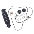 thumbnail image 3 of Pastillas de Orificio de Sonido Precableadas para Guitarra Eléctrica de Caja de Ros Kusrkot Pastilla de guitarra de 6 cuerdas, 3 of 8