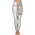 thumbnail image 2 of Bohemian Color High Waisted Leggings for Women No See Through Tummy Control Buttery Soft Yoga Pants for Workout Athletic Running, 2 of 6