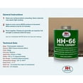 thumbnail image 3 of RH Adhesives RH HH-66 Vinyl Cement 8oz, Paste Vinyl, Clear Flexible Industrial Sealant, 8 oz, 3 of 4