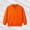 Orange, variant on Unisex Toddler Baby Boys Girls Solid Color Cotton Bomber Jacket, Full Zip Up Casual Varsity Baseball Jacket, Fall Winter Lightweight Outerwear Coat for Daily & Outdoor Activities, Black 100