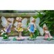 thumbnail image 4 of Adorno de jardín de resina Sharpla Decoración de Miniatura de Hadas y flores 4 Pcs, 4 of 8