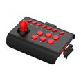 thumbnail image 1 of Arcade Rocker Game Joystick, Arcade Game Console Rocker, Rechargeable Retro Arcade Game Handle Controller for Computer, Smartphones, , Black Red, 1 of 8