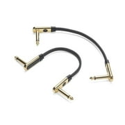 Samson SATPFAP 1" Flat Patch Cable with Right Angle Connectors (2-pack)