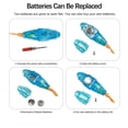 thumbnail image 4 of 3pcs Robot Fish For Cats, Interactive Swimming Robot Fish Cat Toy For Indoor Cats Play with Led Light Plastic Fish Toy Gift, 4 of 5