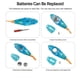 thumbnail image 4 of Robo Fish For Cats, Interactive Swimming Robot Fish Cat Toy For Indoor Cats Play,with Led Light Plastic Fish Toy Gift, 4 of 5