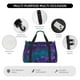 thumbnail image 4 of Disketp Purple and Green Glitter Bolsa de Viaje Tipo Duffle, Bolso de Mano para Fin de Semana para Mujer, Bolsa de Gimnasio Ligera para Hombre, Esencial para Viajes, 4 of 7