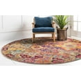 thumbnail image 3 of Rugs.com El Paso Collection Rug – 8 Ft Round Multi Medium Rug Perfect For Kitchens, Dining Rooms, 3 of 9