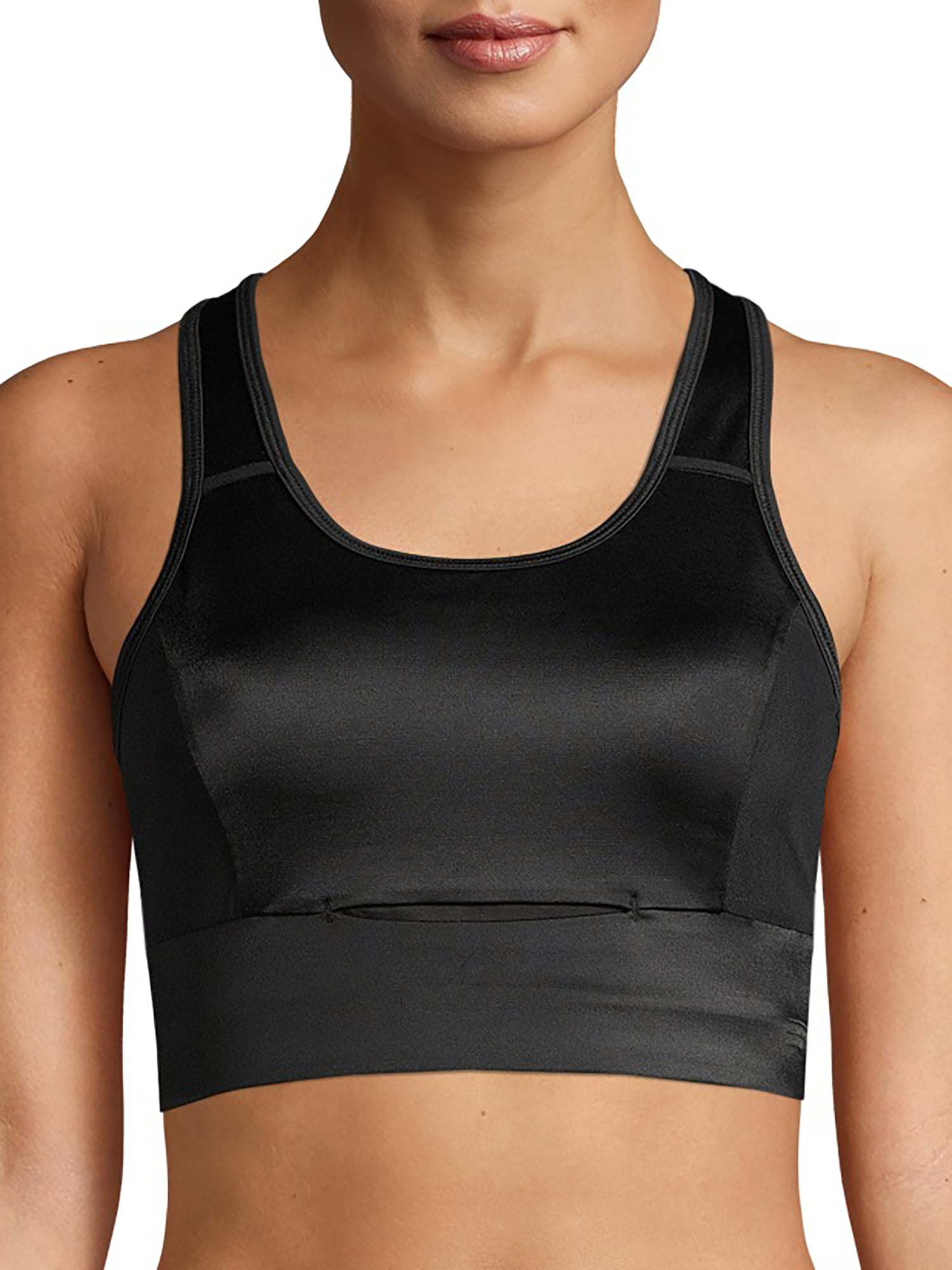 sports bra with phone pocket in front