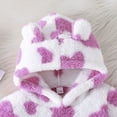 thumbnail image 5 of Tiweut Girls Outfits Winter Valentine's Day Hoodie and Pants Heart Print Kid Cloth Sets,9-12 M, 5 of 7