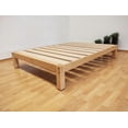 thumbnail image 1 of Base Para Cama Matrimonial Tradicional Desarmable Madera de Pino Cera Transparente Muebles GM, 1 of 4