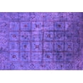thumbnail image 1 of Ahgly Company Indoor Rectangle Oriental Purple Industrial Area Rugs, 2' x 5', 1 of 4