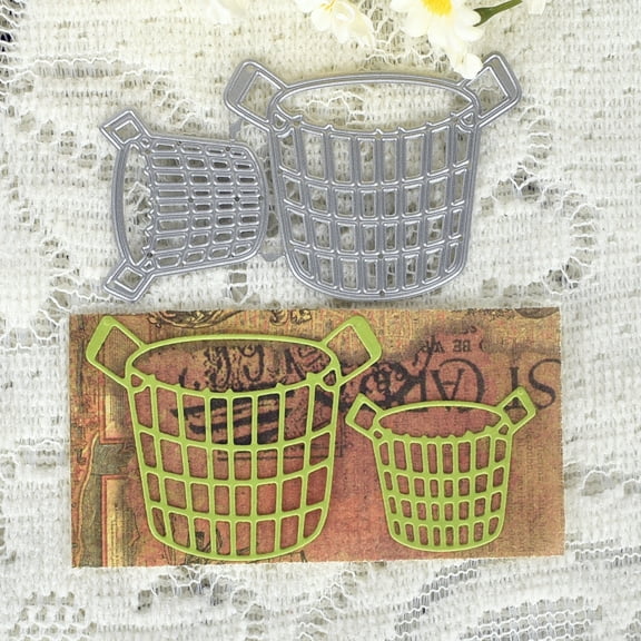 Die Cuts for Card Making, Ouginx Basket Metal Cutting Dies DIY Die Cutters Die Stencils for Scrapbooking, Embossing & More