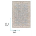 thumbnail image 5 of Livabliss Area Rugs for Living Room, 3x4 Avant Garde Traditional Taupe Rug, Bedroom Dining Room Home Decor Stain Resistant Carpet (2'7" x 3'11"), 5 of 5