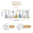 thumbnail image 3 of Balery Dinosaur Funda Protectora para Almohada Corporal de Algodón Hipoalergénico con Cierre(55 x 21 pulgadas), Almohadas No Incluidas, 3 of 7