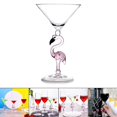 thumbnail image 6 of Pink Flamingo Crystal Champagne Cup,Martini Goblet Cocktail Glass for Celebration Parties,Weddings,Mum Birthday - 200ML, 6 of 10