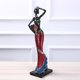 thumbnail image 1 of Creativa inconfundible exquisita Africana Tribal mujer Lady estatua ornamentos sanía colección hogar Oficina Decoración Colco Escultura de resina, 1 of 8