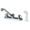 Pfister Pfirst Kitchen Faucet with Sidespray, Polished Chrome