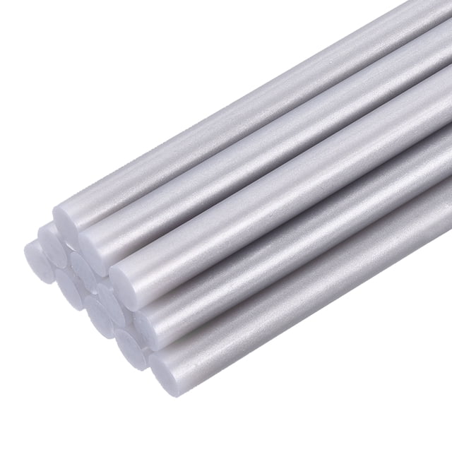 Palitos de Pegamento Caliente Mini Uxcell para Pistola de Pegamento 100mm x 7mm Plateado Metálico 12pcs